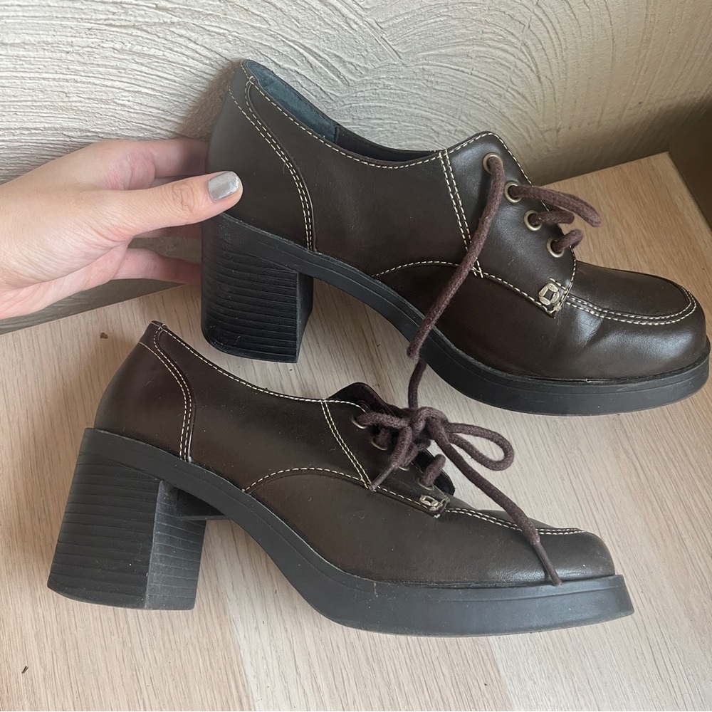 MUDD vintage platform loafers size 6.5